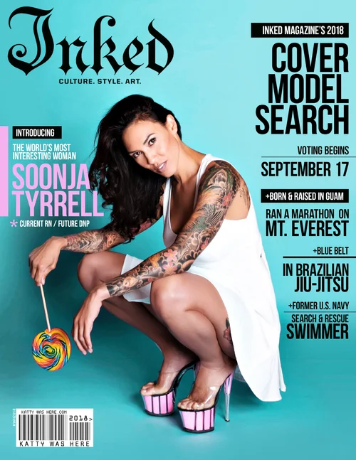 INKED — Soonja Tyrrell — Editorial · Cover project by Katty Strite